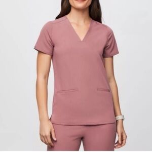 Figs Mauve Casma Top XL